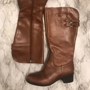 Brown Leather Bandolino Boots